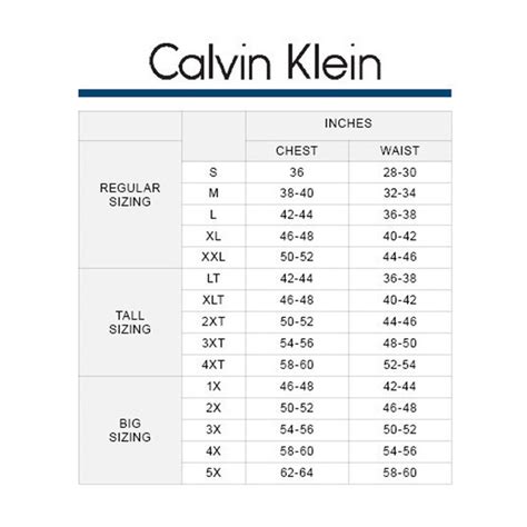 calvin klein boxers size guide|calvin klein size chart uk.